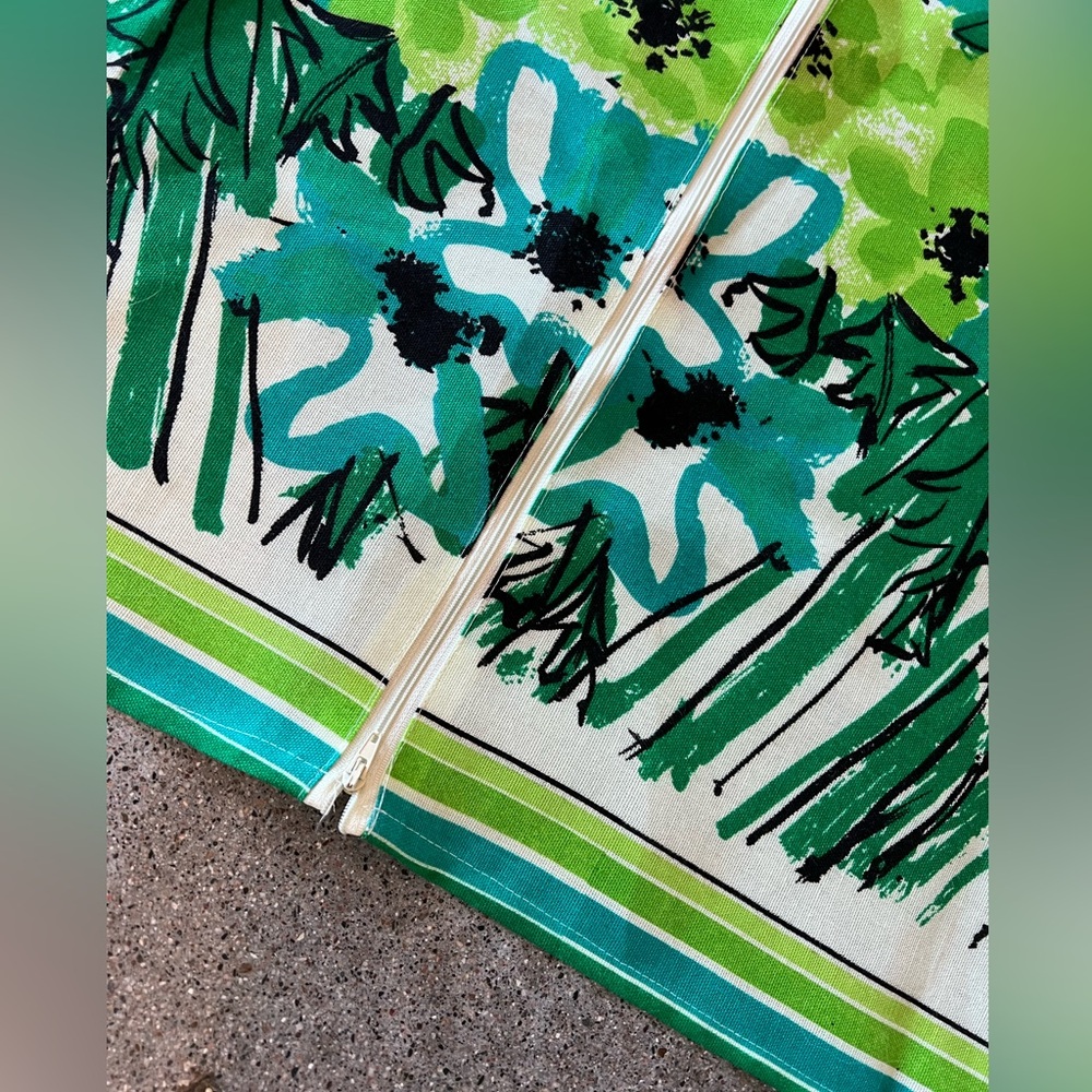 Vintage Vera Neumann floral tablecloth mcm linens retro tablecloth. - Picture 4 of 7
